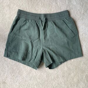PACT Women's Green cotton/linen Shorts